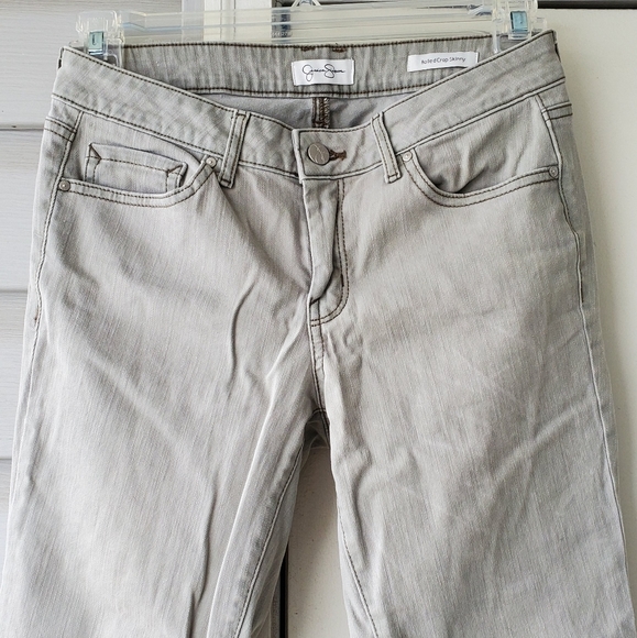 ⭐Jessica Simpson Green Crop Skinny Jeans - Picture 2 of 10